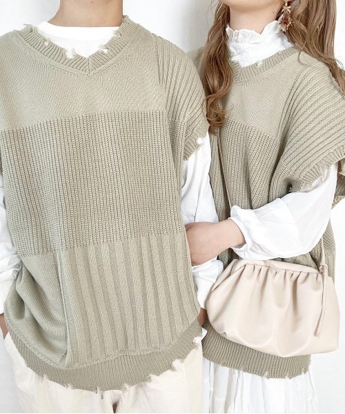 SeaRoomlynn◇HM extra warm 2wayニットベスト （SeaRoomlynn