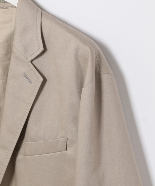 ADAM ET ROPE'(アダムエロペ)の「ヴィンテージツイル ルーズシルエット チェスターコート/UNISEX(チェスターコート・メンズ・ベージュ/カーキ/スミクロ・M/L)」の10枚目の写真