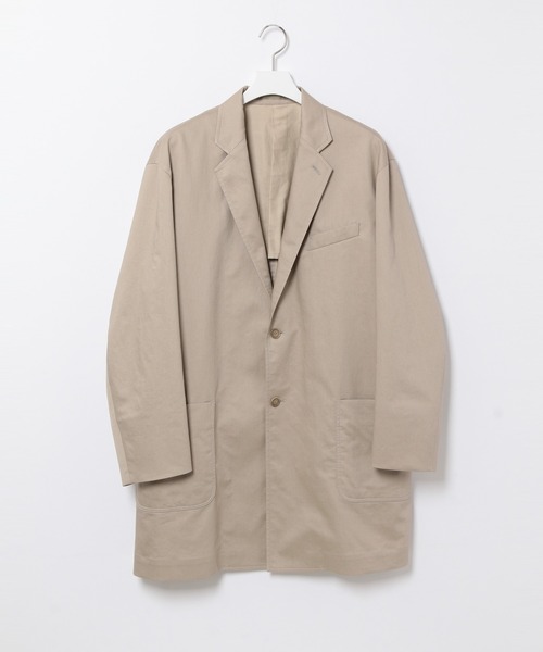 ADAM ET ROPE'(アダムエロペ)の「ヴィンテージツイル ルーズシルエット チェスターコート/UNISEX(チェスターコート・メンズ・ベージュ/カーキ/スミクロ・M/L)」の12枚目の写真