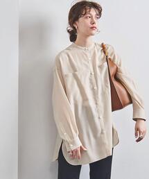UNITED ARROWS | UWSC ポプリン シアー バンドカラーシャツ(シャツ/ブラウス)