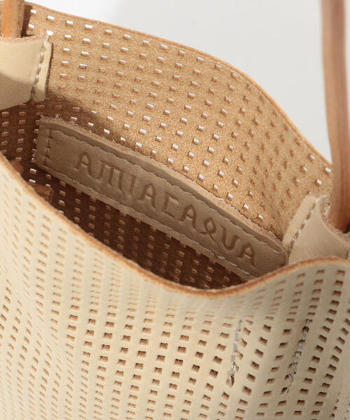 TOMORROWLAND （トゥモローランド）の「AMIACALVA カーフ メッシュレザー ポシェット（ボディバッグ/ウエストポーチ・メンズ・ブラック/ホワイト系その他・FREE）」の11枚目の写真