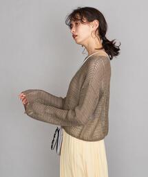 BEAUTY&YOUTH UNITED ARROWS | BY コットンメッシュ ボートネックニットプルオーバー(ニット/セーター)