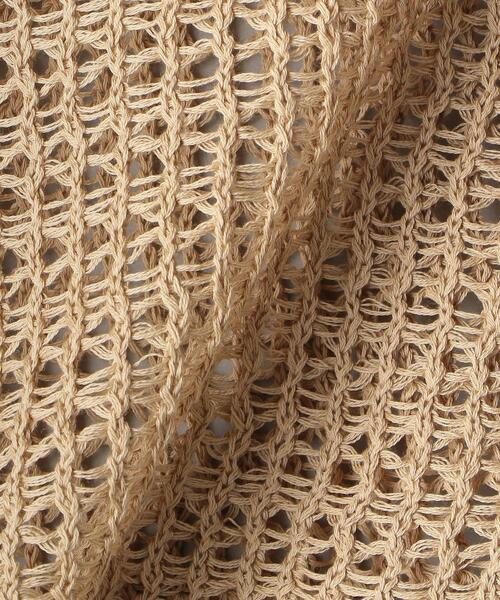 BEAUTY&YOUTH UNITED ARROWS（ビューティーアンドユースユナイテッドアローズ）の「BY コットンメッシュ ボートネックニットプルオーバー（ニット/セーター・レディース・ベージュ/オリーブ/ブラック・FREE）」の17枚目の写真