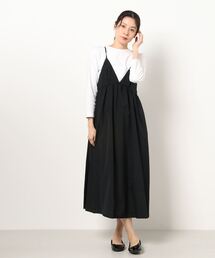 unfil | 【unfil】コットンポプリンキャミソールドレス WOMEN(シャツワンピース)