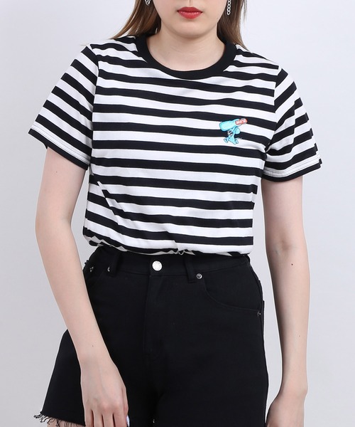 セール ワンポイントボーダーtシャツ Tシャツ カットソー Punyus プニュズ のファッション通販 Zozotown