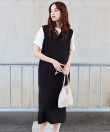 BLUEEAST | ロングニットベスト(ベスト)