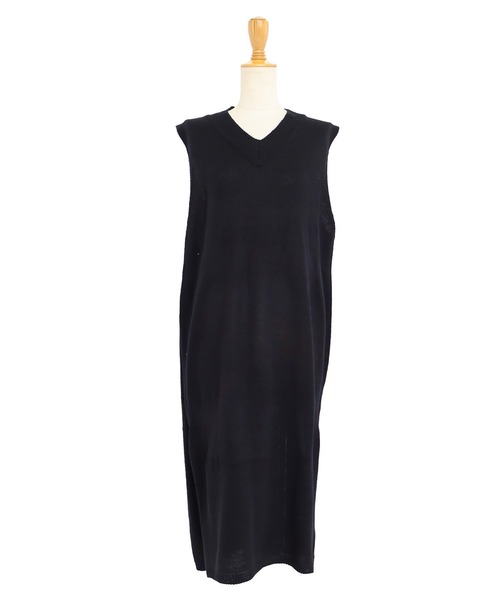 BLUEEAST(ブルーイースト)の「ロングニットベスト(ベスト・レディース・アイボリー/ブラック/グレー・MEDIUM)」の20枚目の写真