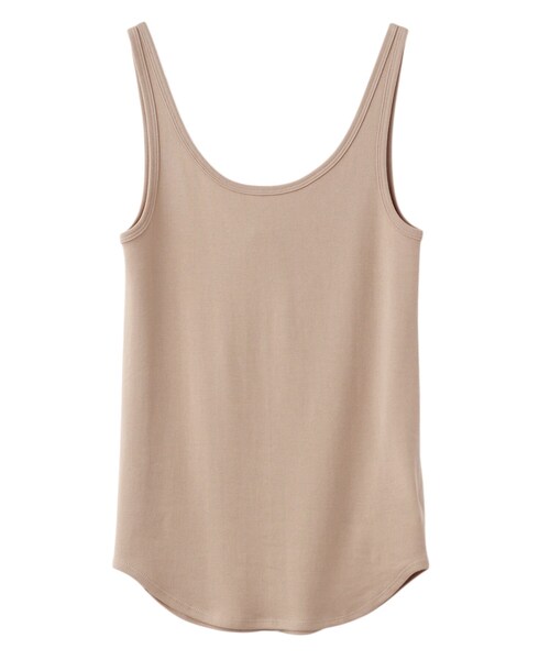 DRESSTERIOR（ドレステリア）の「◆フライスタンクトップ（タンクトップ・レディース・ブラック/ベージュ/ホワイト系・38）」の4枚目の写真