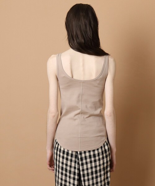 DRESSTERIOR（ドレステリア）の「◆フライスタンクトップ（タンクトップ・レディース・ブラック/ベージュ/ホワイト系・38）」の7枚目の写真