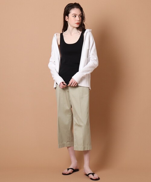 DRESSTERIOR（ドレステリア）の「◆フライスタンクトップ（タンクトップ・レディース・ブラック/ベージュ/ホワイト系・38）」の15枚目の写真