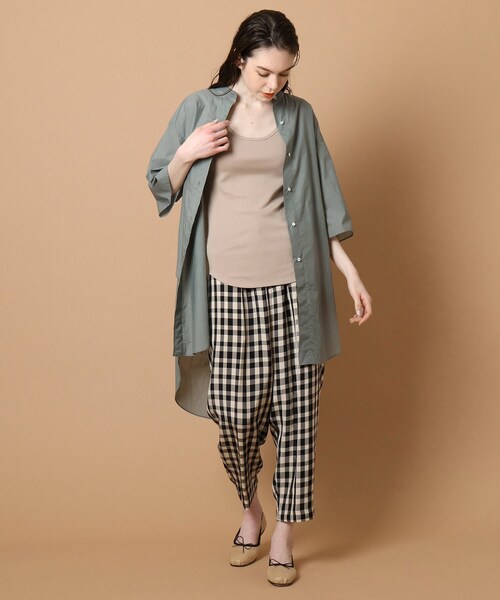 DRESSTERIOR（ドレステリア）の「◆フライスタンクトップ（タンクトップ・レディース・ブラック/ベージュ/ホワイト系・38）」の16枚目の写真