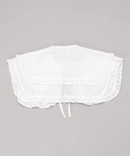 WC（ダブル シー）の「ダブルフリル付け襟（付け襟・レディース・その他1/その他2・FREE）」の3枚目の写真