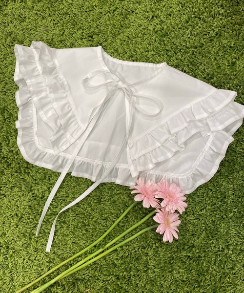 WC（ダブル シー）の「ダブルフリル付け襟（付け襟・レディース・その他1/その他2・FREE）」の5枚目の写真