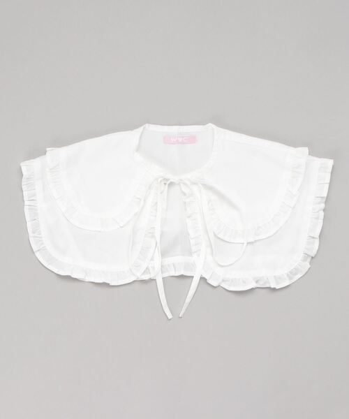WC（ダブル シー）の「ダブルフリル付け襟（付け襟・レディース・その他1/その他2・FREE）」の6枚目の写真