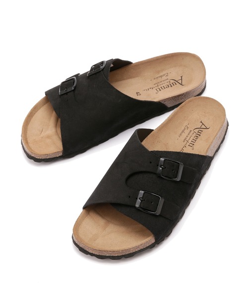 NANO universe(ナノユニバース)の「《WEB限定》AUTENTI/別注スエードシャワーサンダル(サンダル・メンズ・ブラック/ベージュ系その他/アイボリー・42/41/43/40)」の15枚目の写真