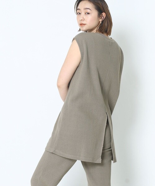 Sig FREAK'S STORE（シグフリークスストア）の「ワッフルパンツセットアップ（その他パンツ・レディース・ダークブラウン/グレー・ﾌﾘ-）」の10枚目の写真