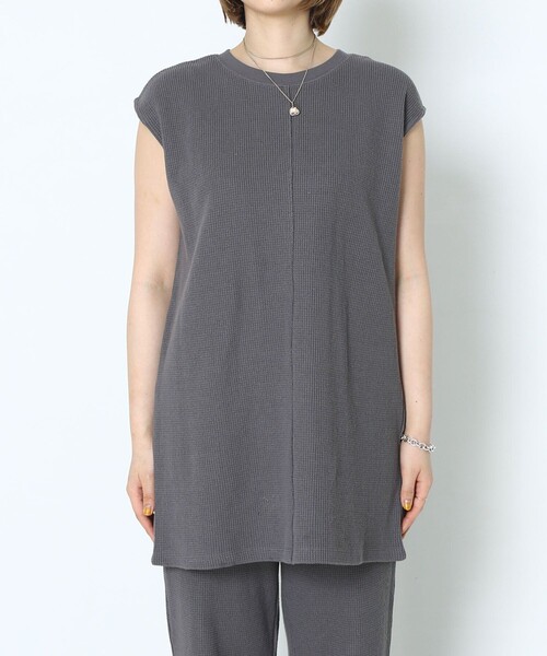 Sig FREAK'S STORE（シグフリークスストア）の「ワッフルパンツセットアップ（その他パンツ・レディース・ダークブラウン/グレー・ﾌﾘ-）」の15枚目の写真