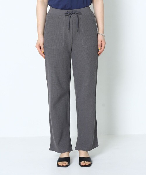 Sig FREAK'S STORE（シグフリークスストア）の「ワッフルパンツセットアップ（その他パンツ・レディース・ダークブラウン/グレー・ﾌﾘ-）」の21枚目の写真