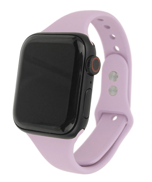 SBG（エスビー）の「アップルウォッチ対応 シリコンカラースリムバンド / SBG（デジタル腕時計・レディース・ホワイト/ライトグレー/ライトブルー/ブラック/ベージュ/ピンク/イエロー/オレンジ/ブルー/アイボリー/ミント/ライトパープル/ピンクベージュ/ネイビー/ラベンダー・40mm/44mm）」の10枚目の写真