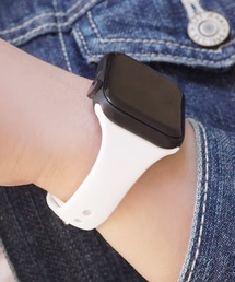 アップルウォッチ対応 シリコンカラースリムバンド / SBG