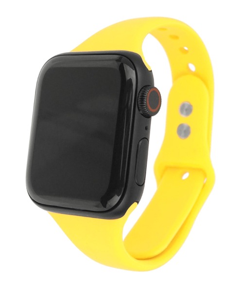 SBG（エスビー）の「アップルウォッチ対応 シリコンカラースリムバンド / SBG（デジタル腕時計・レディース・ホワイト/ライトグレー/ライトブルー/ブラック/ベージュ/ピンク/イエロー/オレンジ/ブルー/アイボリー/ミント/ライトパープル/ピンクベージュ/ネイビー/ラベンダー・40mm/44mm）」の12枚目の写真