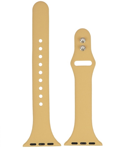 SBG（エスビー）の「アップルウォッチ対応 シリコンカラースリムバンド / SBG（デジタル腕時計・レディース・ホワイト/ライトグレー/ライトブルー/ブラック/ベージュ/ピンク/イエロー/オレンジ/ブルー/アイボリー/ミント/ライトパープル/ピンクベージュ/ネイビー/ラベンダー・40mm/44mm）」の16枚目の写真