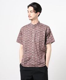 BEAVER | THE SHARKEY'S GALLERY/ザシャーキーズギャラリー　ペイズリースタンドカラーシャツ(シャツ/ブラウス)