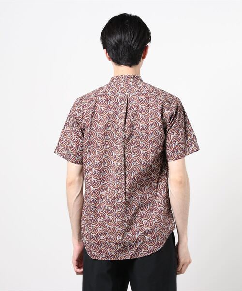 BEAVER（ビーバー）の「THE SHARKEY'S GALLERY/ザシャーキーズギャラリー　ペイズリースタンドカラーシャツ（シャツ/ブラウス・メンズ・レッド・LARGE/X-LARGE/MEDIUM）」の3枚目の写真