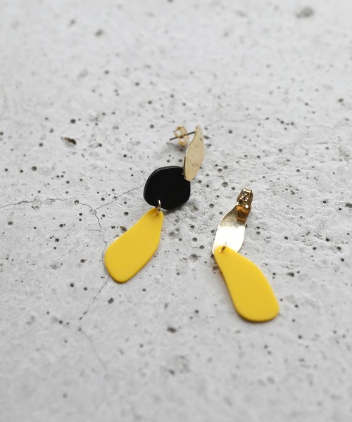 select MOCA（セレクトモカ）の「2021 SS ニュアンスドロップピアス（ピアス（両耳用）・レディース・イエロー/アイボリー・FREE）」の12枚目の写真