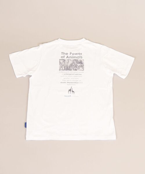 SHIPS（シップス）の「【SHIPS別注】NOWARTT: オーガニックコットン プリント Tシャツ（Tシャツ/カットソー・メンズ・ホワイト系/ストーン/ライトホワイト/ホワイト・SMALL/MEDIUM/LARGE/X-LARGE）」の4枚目の写真