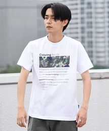 【SHIPS別注】NOWARTT: オーガニックコットン プリント Tシャツ