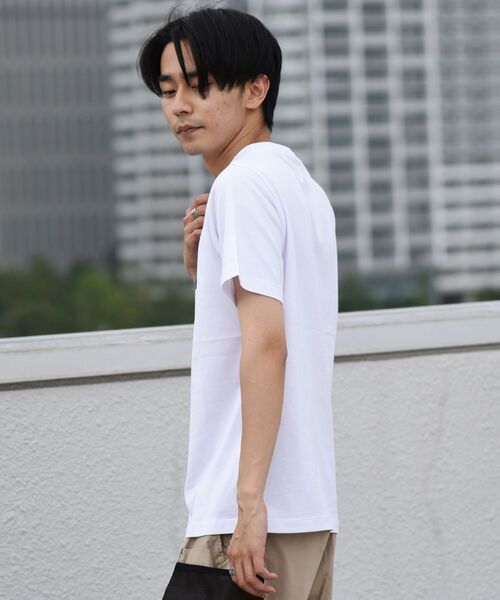 SHIPS（シップス）の「【SHIPS別注】NOWARTT: オーガニックコットン プリント Tシャツ（Tシャツ/カットソー・メンズ・ホワイト系/ストーン/ライトホワイト/ホワイト・SMALL/MEDIUM/LARGE/X-LARGE）」の6枚目の写真