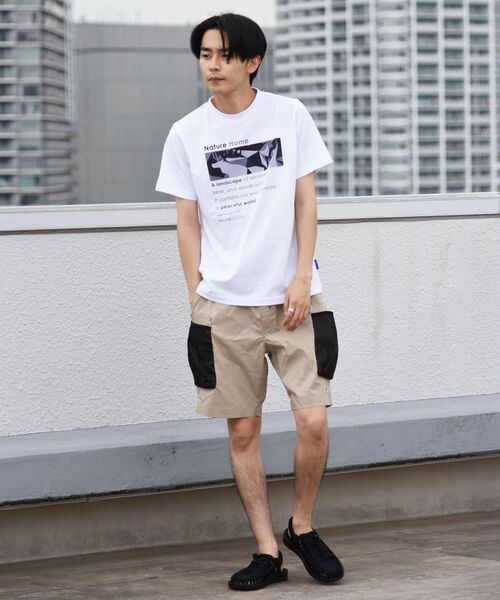 SHIPS（シップス）の「【SHIPS別注】NOWARTT: オーガニックコットン プリント Tシャツ（Tシャツ/カットソー・メンズ・ホワイト系/ストーン/ライトホワイト/ホワイト・SMALL/MEDIUM/LARGE/X-LARGE）」の8枚目の写真