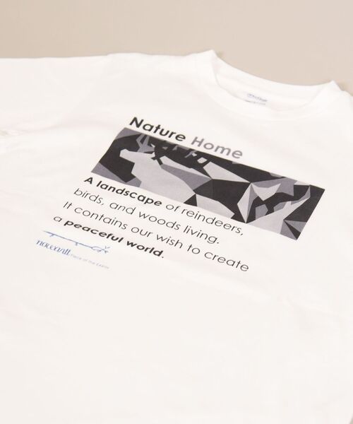 SHIPS（シップス）の「【SHIPS別注】NOWARTT: オーガニックコットン プリント Tシャツ（Tシャツ/カットソー・メンズ・ホワイト系/ストーン/ライトホワイト/ホワイト・SMALL/MEDIUM/LARGE/X-LARGE）」の14枚目の写真