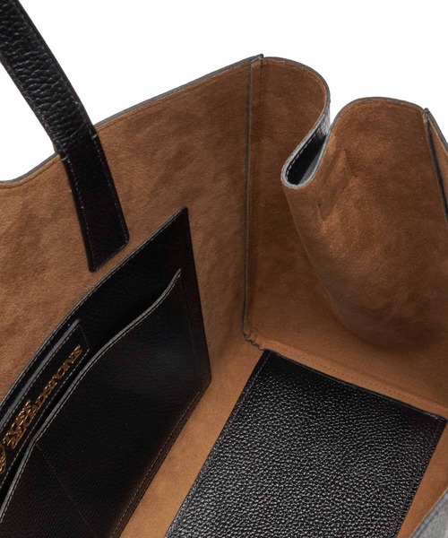 TOFF&LOADSTONE（トフアンドロードストーン）の「ブラスボタン シュリンク（L）（トートバッグ・メンズ・ダークネイビー/グレー/ブラック・FREE）」の7枚目の写真