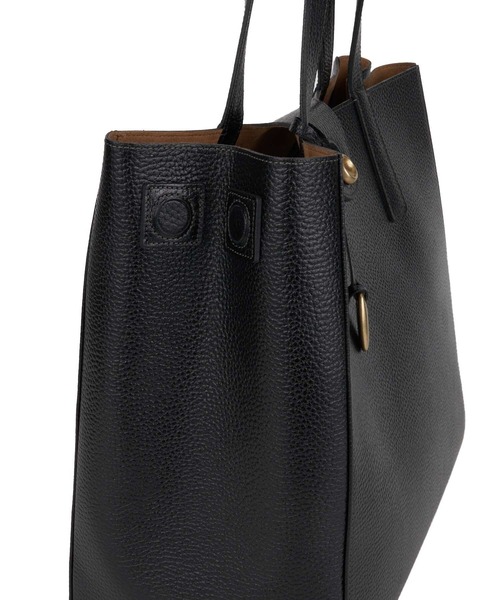 TOFF&LOADSTONE（トフアンドロードストーン）の「ブラスボタン シュリンク（L）（トートバッグ・メンズ・ダークネイビー/グレー/ブラック・FREE）」の13枚目の写真