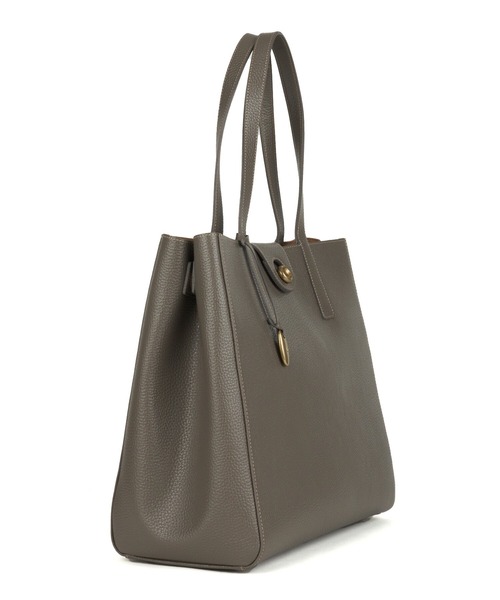 TOFF&LOADSTONE（トフアンドロードストーン）の「ブラスボタン シュリンク（L）（トートバッグ・メンズ・ダークネイビー/グレー/ブラック・FREE）」の19枚目の写真