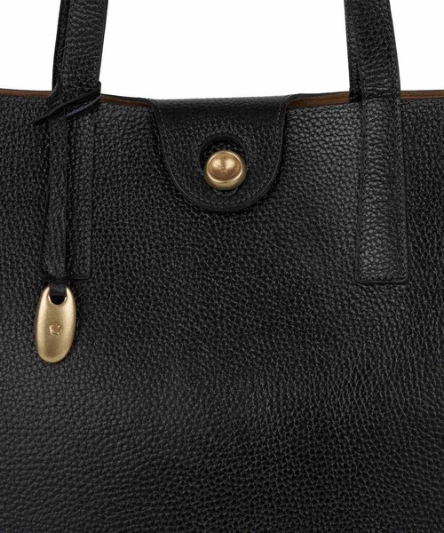 TOFF&LOADSTONE（トフアンドロードストーン）の「ブラスボタン シュリンク（L）（トートバッグ・メンズ・ダークネイビー/グレー/ブラック・FREE）」の22枚目の写真