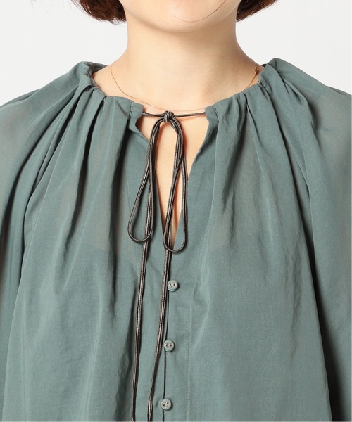 IENA LA BOUCLE(イエナラブークル)の「IENA LA BOUCLE 綿ボイル ボリュームブラウス◆(シャツ/ブラウス・レディース・ブラック/レッド/ブルー・FREE)」の11枚目の写真