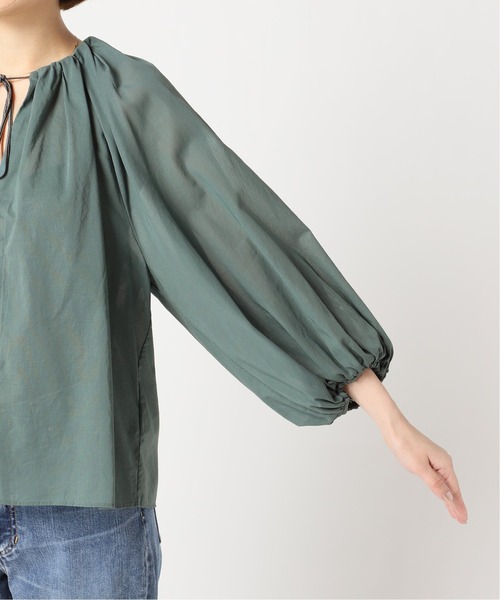 IENA LA BOUCLE(イエナラブークル)の「IENA LA BOUCLE 綿ボイル ボリュームブラウス◆(シャツ/ブラウス・レディース・ブラック/レッド/ブルー・FREE)」の12枚目の写真