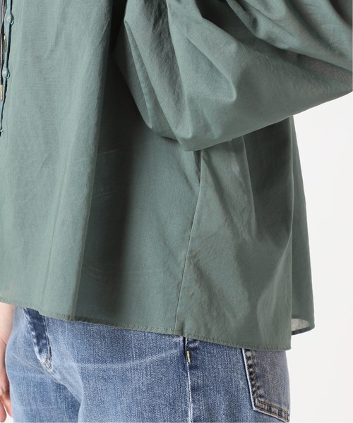 IENA LA BOUCLE(イエナラブークル)の「IENA LA BOUCLE 綿ボイル ボリュームブラウス◆(シャツ/ブラウス・レディース・ブラック/レッド/ブルー・FREE)」の14枚目の写真