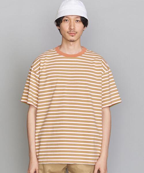 BEAUTY&YOUTH UNITED ARROWS（ビューティーアンドユースユナイテッドアローズ）の「＜TOWN＞ 90BORDER BGE/Tシャツ（Tシャツ/カットソー・メンズ・ベージュ・SMALL/MEDIUM/LARGE/X-LARGE）」の2枚目の写真