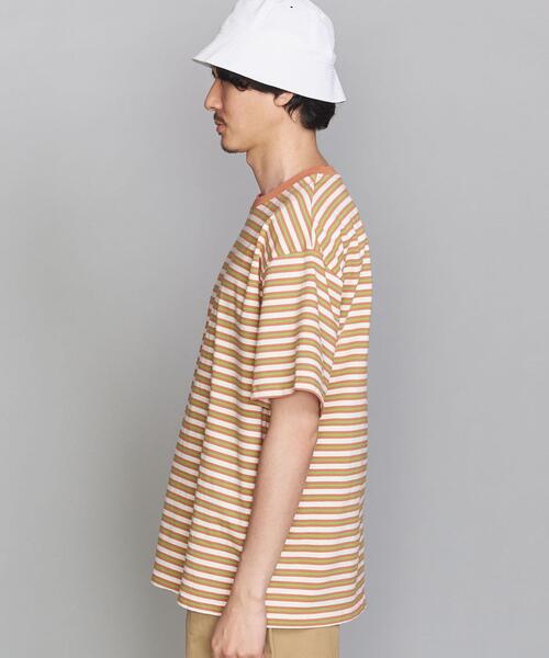 BEAUTY&YOUTH UNITED ARROWS（ビューティーアンドユースユナイテッドアローズ）の「＜TOWN＞ 90BORDER BGE/Tシャツ（Tシャツ/カットソー・メンズ・ベージュ・SMALL/MEDIUM/LARGE/X-LARGE）」の3枚目の写真