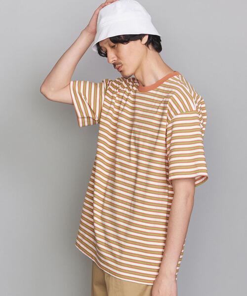 BEAUTY&YOUTH UNITED ARROWS（ビューティーアンドユースユナイテッドアローズ）の「＜TOWN＞ 90BORDER BGE/Tシャツ（Tシャツ/カットソー・メンズ・ベージュ・SMALL/MEDIUM/LARGE/X-LARGE）」の5枚目の写真