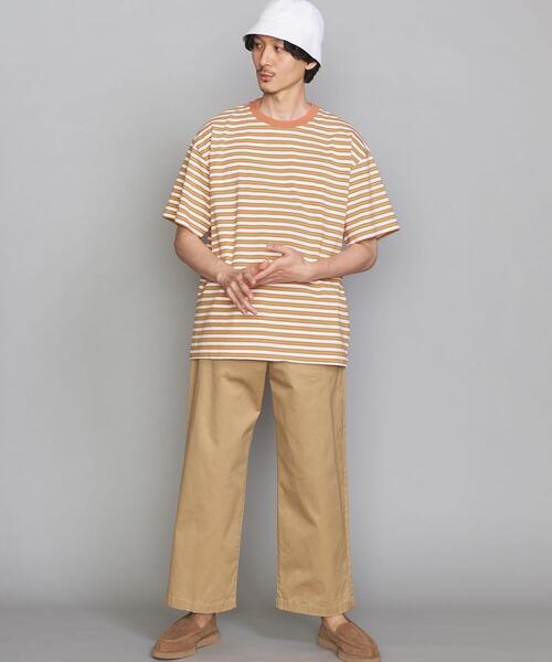 BEAUTY&YOUTH UNITED ARROWS（ビューティーアンドユースユナイテッドアローズ）の「＜TOWN＞ 90BORDER BGE/Tシャツ（Tシャツ/カットソー・メンズ・ベージュ・SMALL/MEDIUM/LARGE/X-LARGE）」の6枚目の写真