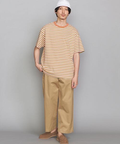 BEAUTY&YOUTH UNITED ARROWS（ビューティーアンドユースユナイテッドアローズ）の「＜TOWN＞ 90BORDER BGE/Tシャツ（Tシャツ/カットソー・メンズ・ベージュ・SMALL/MEDIUM/LARGE/X-LARGE）」の7枚目の写真