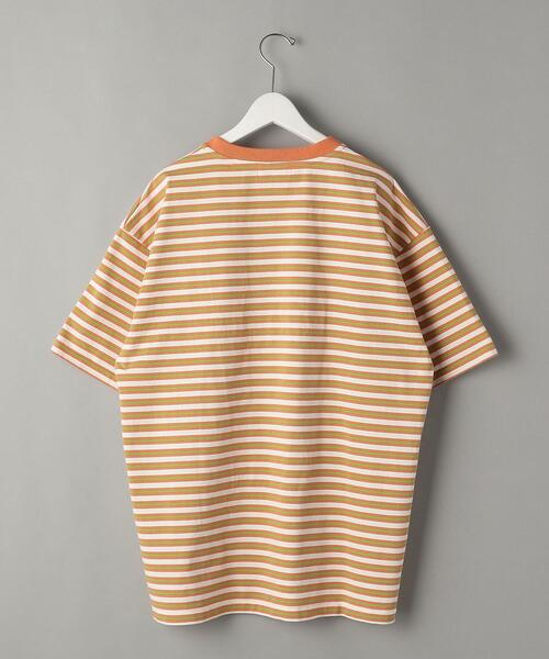 BEAUTY&YOUTH UNITED ARROWS（ビューティーアンドユースユナイテッドアローズ）の「＜TOWN＞ 90BORDER BGE/Tシャツ（Tシャツ/カットソー・メンズ・ベージュ・SMALL/MEDIUM/LARGE/X-LARGE）」の9枚目の写真