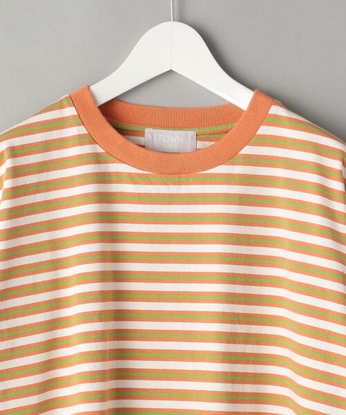 BEAUTY&YOUTH UNITED ARROWS（ビューティーアンドユースユナイテッドアローズ）の「＜TOWN＞ 90BORDER BGE/Tシャツ（Tシャツ/カットソー・メンズ・ベージュ・SMALL/MEDIUM/LARGE/X-LARGE）」の10枚目の写真