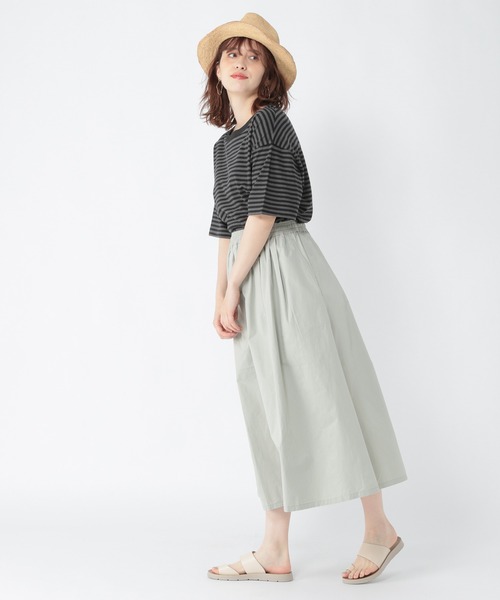 studio CLIP（スタディオクリップ）の「【低身長向けアイテム】カラフルごきげんスカート（スカート・レディース・パープル/オレンジ/ブラック/グリーン/ライトグレー・FREE）」の22枚目の写真