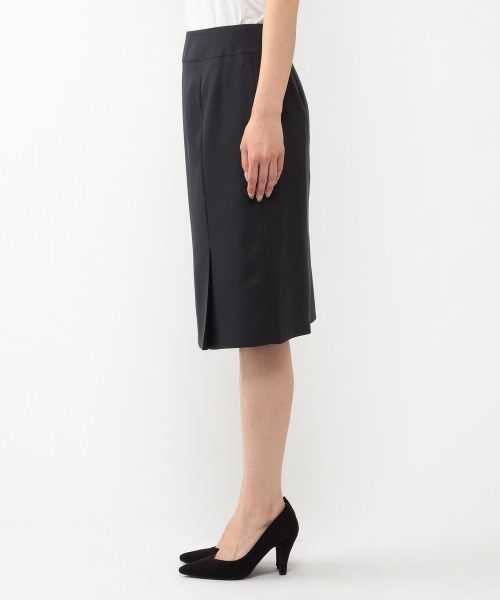 MEW'S REFINED CLOTHES（ミューズリファインドクローズ）の「洗える接触冷感タイトスカート（スカート・レディース・グレー/ベージュ/ネイビー・MEDIUM/LARGE/SMALL）」の6枚目の写真